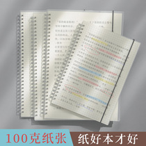 B5 coil this notebook simple college student Cornell notebook 16k thick wrong question blank square book A4 notebook book diary a5 small book examination notes grid book