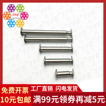 (M4)304 stainless steel butt rivet photo album screw pair knock mother and child nail semi-hollow set Rivet