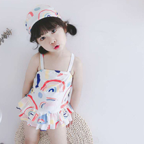 Childrens swimsuit girls 2019 new super fairy child ins cute foreign princess fashion item baby infant