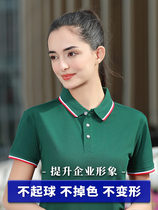 Polo shirt custom T-shirt printing logo cultural advertising classmate party diy short sleeve overalls custom-made embroidery