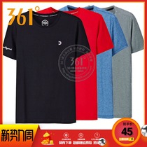 361 Degree Mens Running Sports Short Sleeve T-shirt Quick Dry Top Summer New 361 Round Neck T-shirt