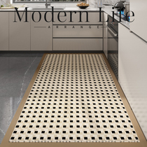 Herna Modern Light Lavish Kitchen Ground Mat Non-slip Anti-Oil Erasable washable Dirty Foot Mat Entrance Doormat Special Mat