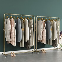 White hanging clothes hanger floor bedroom inner single lever style home hanger drying clothes rack small Easy clothes hat rack with wheels