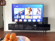 Nordic light luxury solid wood TV cabinet small apartment storage living room furniture postmodern minimalist coffee table TV cabinet combination