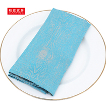 Nordic restaurant mouth cloth Western food cloth napkin hotel special mouth cloth folding cloth European jacquard household napkin