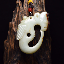 Hetian Jade old pig dragon-A8737