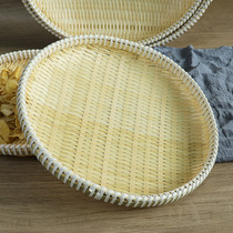 Bamboo Woven Bamboo Products Round Dustpan Without Holes Bamboo sieve Bamboo Plaque Tray Bamboo Basket Bamboo dumplings Bamboo Dumplings Steamed buns