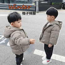 Childrens clothing boys cotton coat winter clothing foreign style 2021 new baby warm padded jacket children down cotton clothing