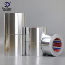 Thickened high temperature resistant aluminium foil adhesive tape tin foil paper adhesive tape insulation shielding radiation leakage welding adhesive tape 50 m