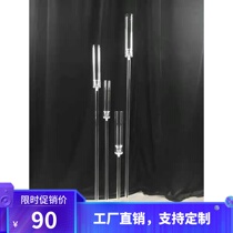  New wedding props acrylic backgammon road guide Crystal Road candlestick guide wedding dance catwalk sign-in table decoration