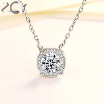 925 Silver Necklace Womens choker 2020 New Tide Red Light Luxury Small Design Pendant to Send Girlfriend