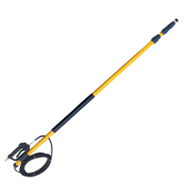 New product High pressure cleaning machine extended telescopic long water gun spray washing glass exterior wall roof 7 4 meters