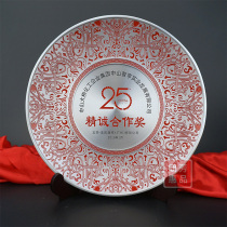 Tin plate custom conference gifts Honor recognition medals Trophy custom company souvenirs Franchisee membership card