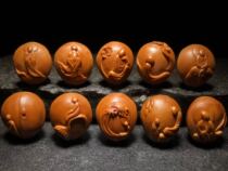 Exclusive debut Seiko (no phase Buddha) Su Gong pure handmade fine stone carving bracelet