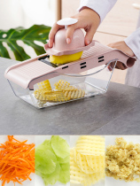 Kitchen multifunctional vegetable cutting artifact household sliced potato shredded potato radish shredded radish shredder vegetable cutter