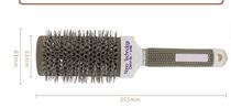 53mm ceramic iron round comb barber hair dressing brush sal