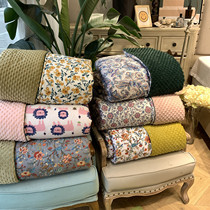 ins double Doudou quilt exported to Korea pure cotton warm velvet quilt sofa cover blanket 2 meters thick autumn and winter quilt core washable