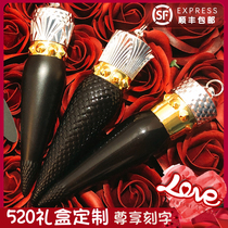 Christian Louboutin CL radish Lipstick Queen scepter black tube 001m three-piece set