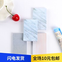 Creative stone texture Post-it notes small notebooks square message notes nth stickers can be torn natural native