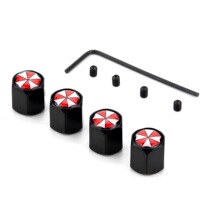 Protective Umbrella Retrofit Car Tire Valve Nozzle Cap Individual Gas Nozzle Trim Cover Theft Valve Core Cap Universal