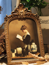  American retro old photo frame table 6 inch European style light luxury decorations personality creative ornaments photo customization