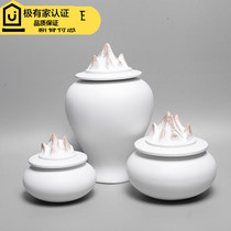Modern new Chinese storage tank ornaments creative home study decoration model room feng shui porch soft decorations