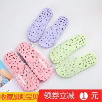 Slipper women Summer indoor home Korean cute bathroom slippers home men soft bottom non-slip fashion exterior wear thick bottom