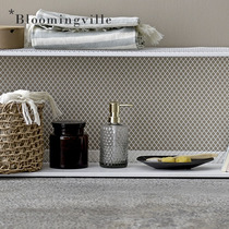  Denmark Bloomingville glass soap dispenser Bathroom kitchen Nordic hand sanitizer tank Container Simple and modern