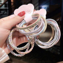 Children za hair leather gluten 2020 new high elastic base head rope hair adorned with baby Zabapple hair ring hair rope
