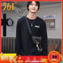 361 sports necropolis mens clothing 2022 springtime fake two round neckline hooded sweatshirt relaxed clothing and casual blouses