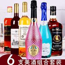 Red wine FCL combination Dry white wine Sweet sparkling wine Wine large bottle net red fruit wine foreign wine 6