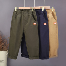 Boys  pants thin spring and autumn 2020 new Korean childrens clothing pure cotton loose trend large childrens clothing casual pants