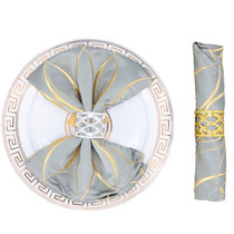 He Ting hotel mouth cloth napkin cloth collar Restaurant folding cloth Cup cloth Absorbent wine glass placemat cloth Seat towel