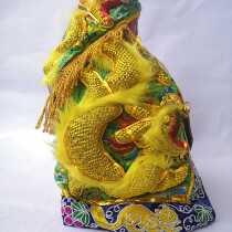 Religious Buddhism Taiwan Handmade onion floating Dragon ancient body scale God King Guan Gong dragon robe embroidery divine cloak