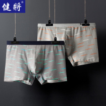 Jianrong mens underwear elastic cotton loose breathable boxer double-layer inner sports viscose boxer shorts men