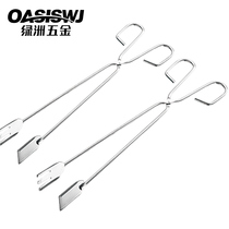  Stainless steel kitchen food clip Anti-scalding fried braised vegetable clip Barbecue pliers lengthened steak pancake baking Commercial