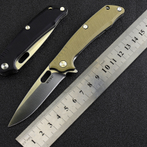 Fancy folding knife tool outdoor survival knife high hardness self-defense knife M390 powder steel portable folding knife portable