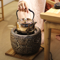 Wu Zhenlong Yinzhai electric pottery stove tea stove household silent tea maker iron pot silver pot boiling water Tea special tea set