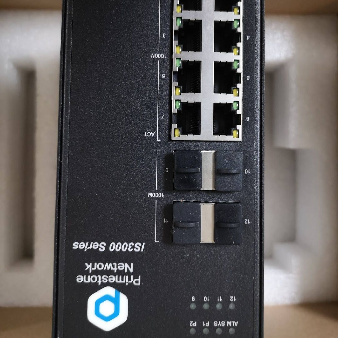 Industrial Grade 4 Optical 8 Gigabit Switches Fiber Optic Switches Thick Stone IS3000 Series