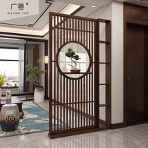 New Chinese Screen Partition Cabinet Shelve Shelve Screen Living Room Entrance Shoes Cabinet Xuanguan Solid Wood Screen Shelve
