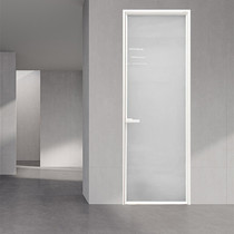 Minimal door frameless door invisible door glass door toilet changhong glass door half wall partition glass flat door