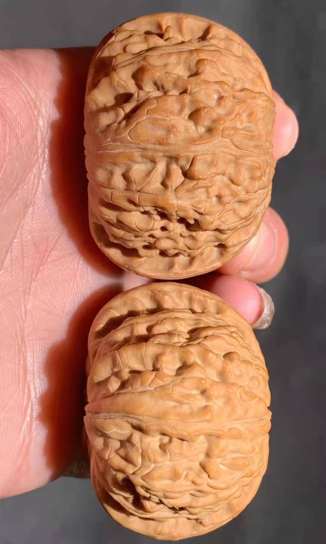 Wenwan Walnut Tianjin Jixian Boutique White Lion Stuffy White Ball White Triangle White Beijing Mopan Official Hat Buddha Belly