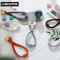 haidms curtain magnet buckle pair of new product creative non-hole tie rope Nordic modern strap curtain buckle