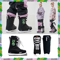 BSRABBITXTHIRTYTWO Korean veneer ski shoes men and women sharing a pair of black suit pants