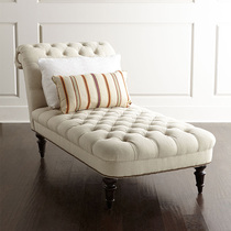 Daisenah fabric chaise chair bed tail small sofa bed tail stool single beauty bed bedroom sofa chair modern simplicity