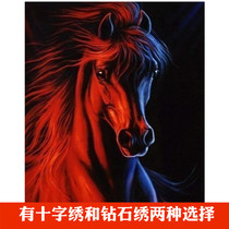 Embroidery Ice and Fire Diamond painting full of diamond cross stitch new living room study Matu corridor horse head diamond embroidery