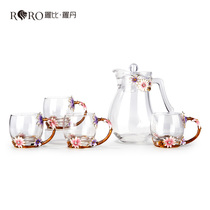 Robbie Rodin Paris March fruit juice pot set transparent glass cold kettle creative craft home water Cup