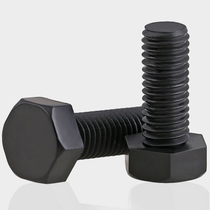 M3M4M5M6M8M10M12 Black Nylon Hexagon Screw Hexagon Head Plastic Bolt * 6x8x12x100