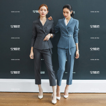 Net red suit suit female president temperament fashion high-end professional suit two-piece formal occasion workplace dress