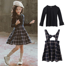 Childrens autumn clothes Girls  Western style suit skirt Seven 10 Eight 11 Nine 12 Ten 13-year-old primary school girl childrens clothes